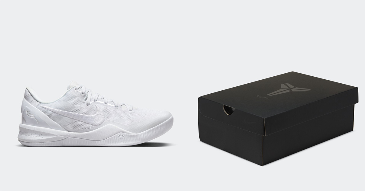 Is a Nike Kobe 8 Protro "Triple White" Dropping Soon?