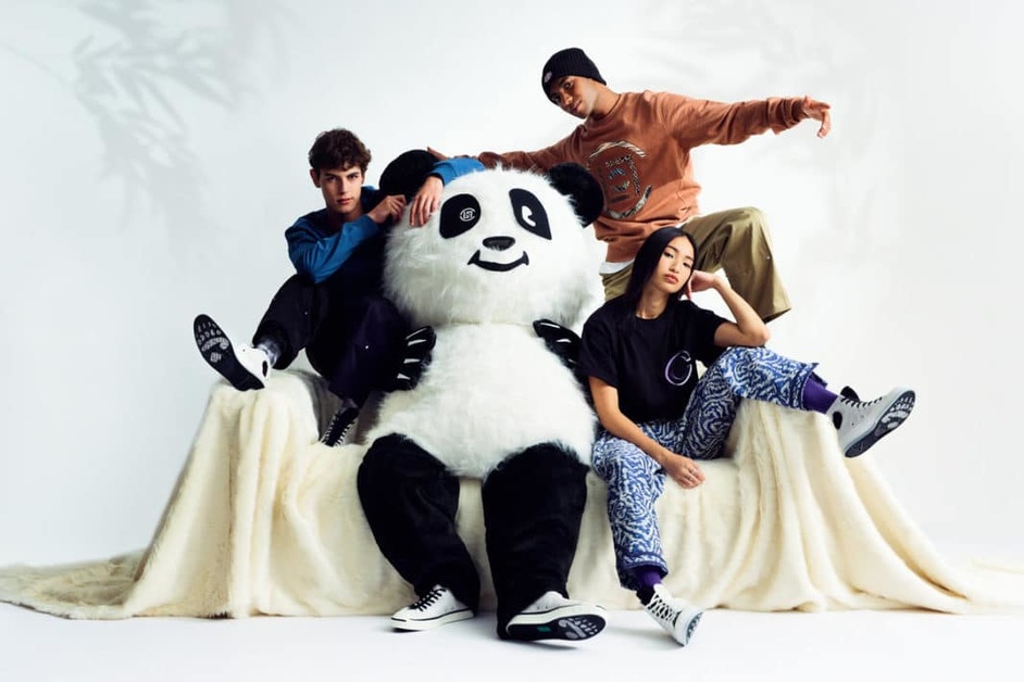 CLOT’s Converse Chuck 70 Hi „Panda“ ist von der in China beheimateten Bärenart inspiriert