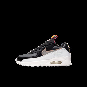 Nike Air Max 90 Leather SE PS 'Off Noir Metallic Pewter' | DJ0415-001