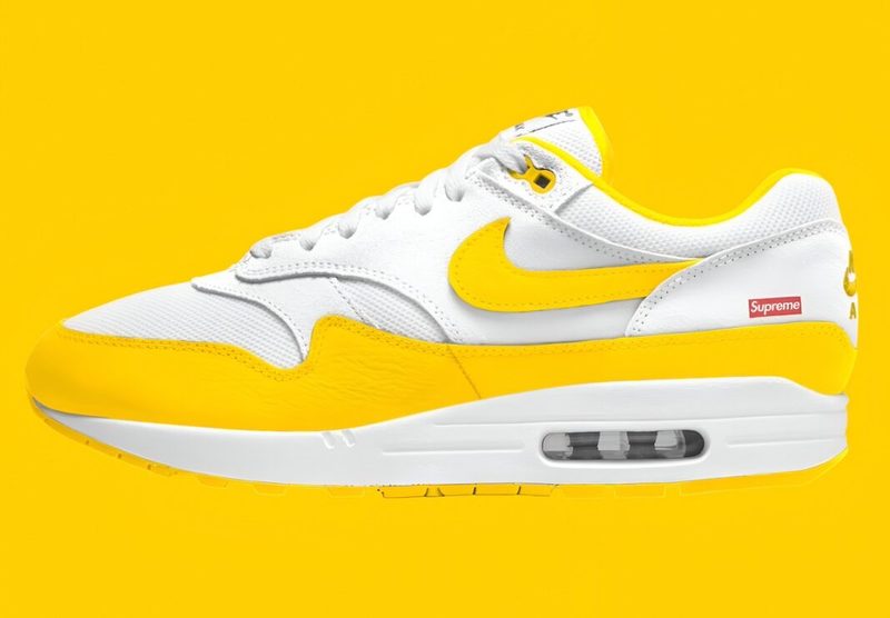 Supreme Nike Air Max 1 87 Speed Yellow HF8813 700 2025 1068x742