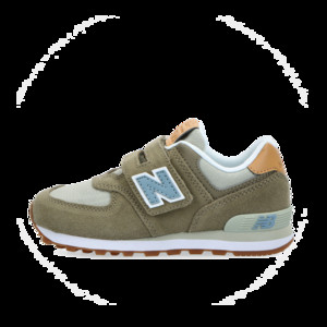 New Balance 574 NT2 Velcro Covert Green Silver Pine PS | PV574NT2