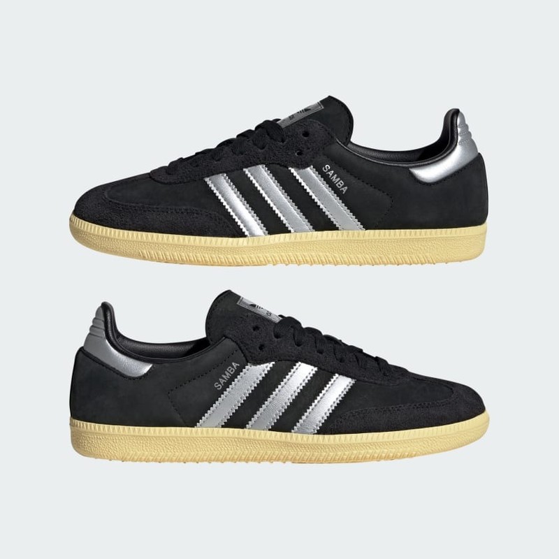 adidas Samba OG "Black Matte Silver" | IE8128