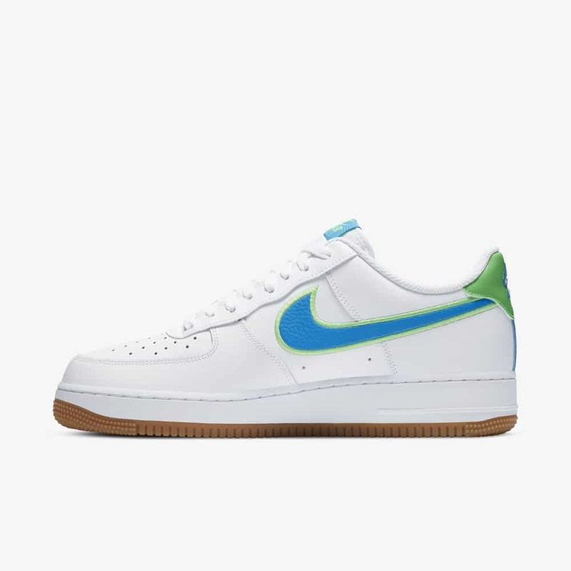 Nike Air Force 1 White/Blue/Green | DA4660-100