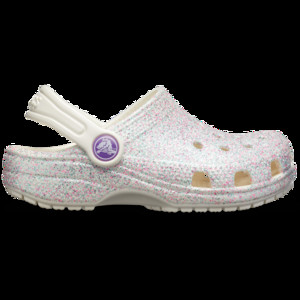 Crocs Toddler Classic Glitter ClogsKinder Oyster | 206992-159