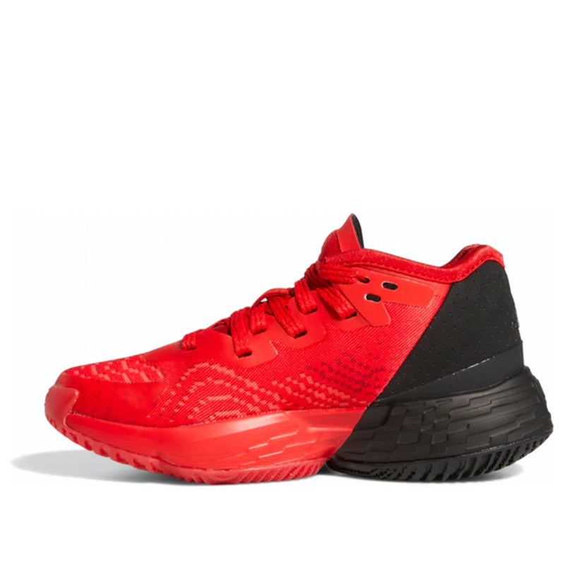 Kids adidas D.O.N. Issue 4 GS Black Red Basketball | GW9003