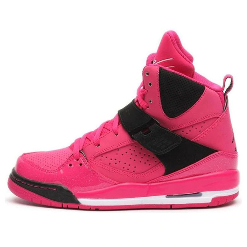 Nike Jordan Flight 45 High Premium GS 'Vivid ' Vivid Pink/Black/White Big  Basketball | 547769-601