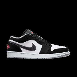 Jordan 1 Low Black White Wolf Grey Infrared 23 | 553558-029