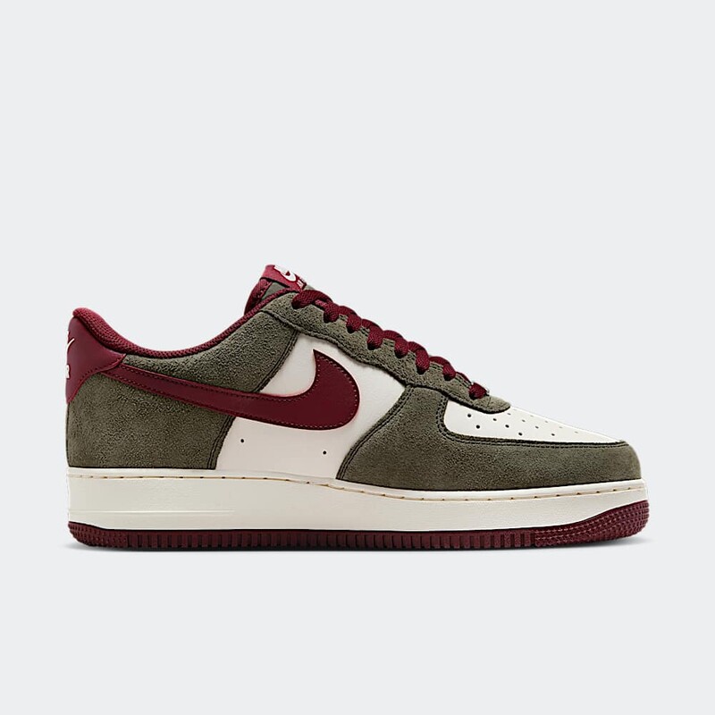 Nike Air Force 1 Low "Cargo Khaki/Dark Team Red" | FQ8714-302