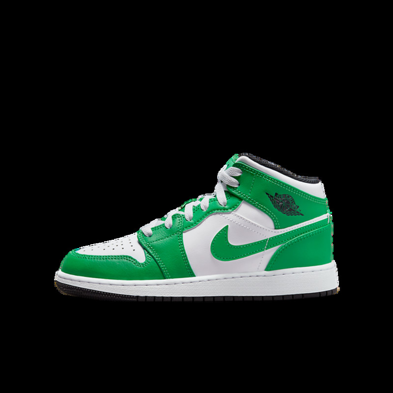 Air Jordan 1 Mid GS 'Lucky Green' | DQ8423-301