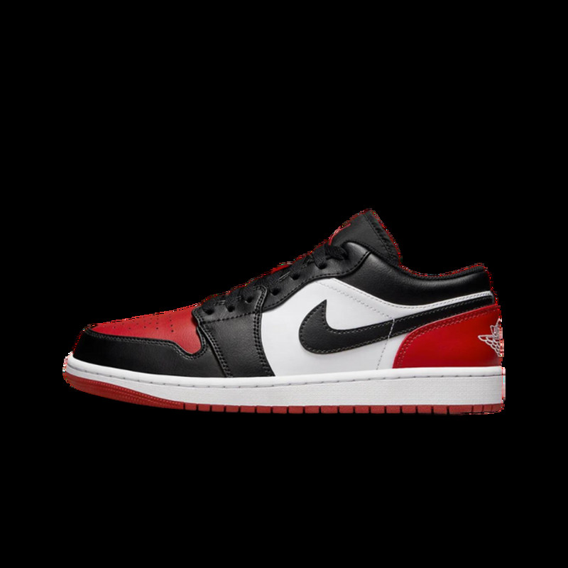 Nike Air Jordan 1 Low Bred Toe 2.0 | 553558-616