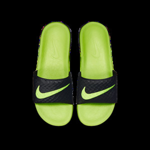 Nike Benassi Solarsoft Black/ Volt | 705474070