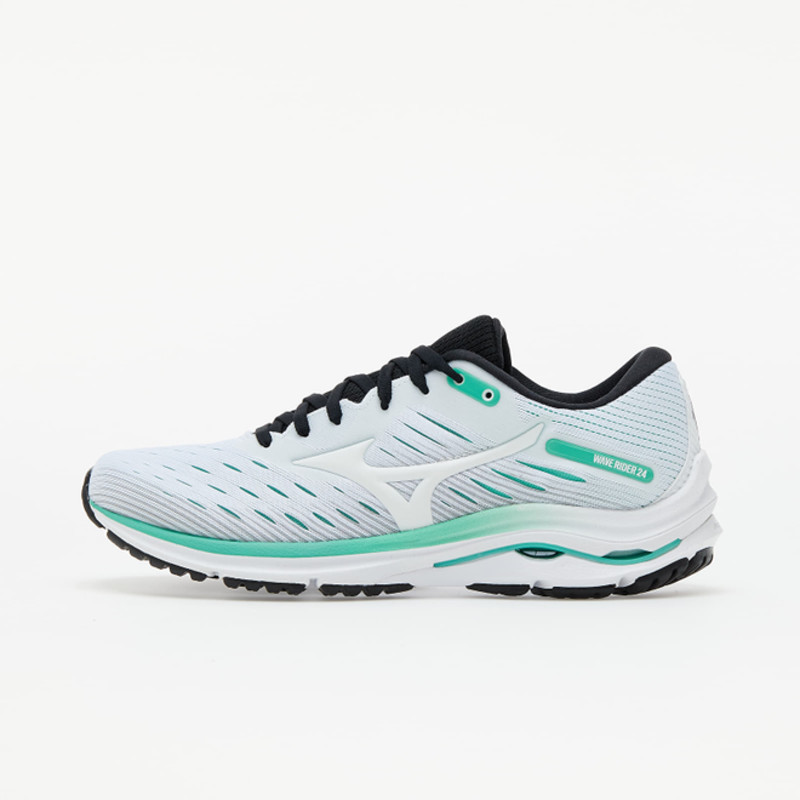 Mizuno Wave Rider 24 White/ White/ Jade Cream | J1GD200302