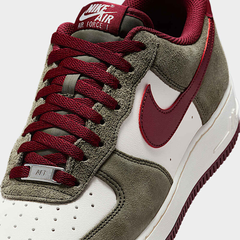 Nike Air Force 1 Low "Cargo Khaki/Dark Team Red" | FQ8714-302