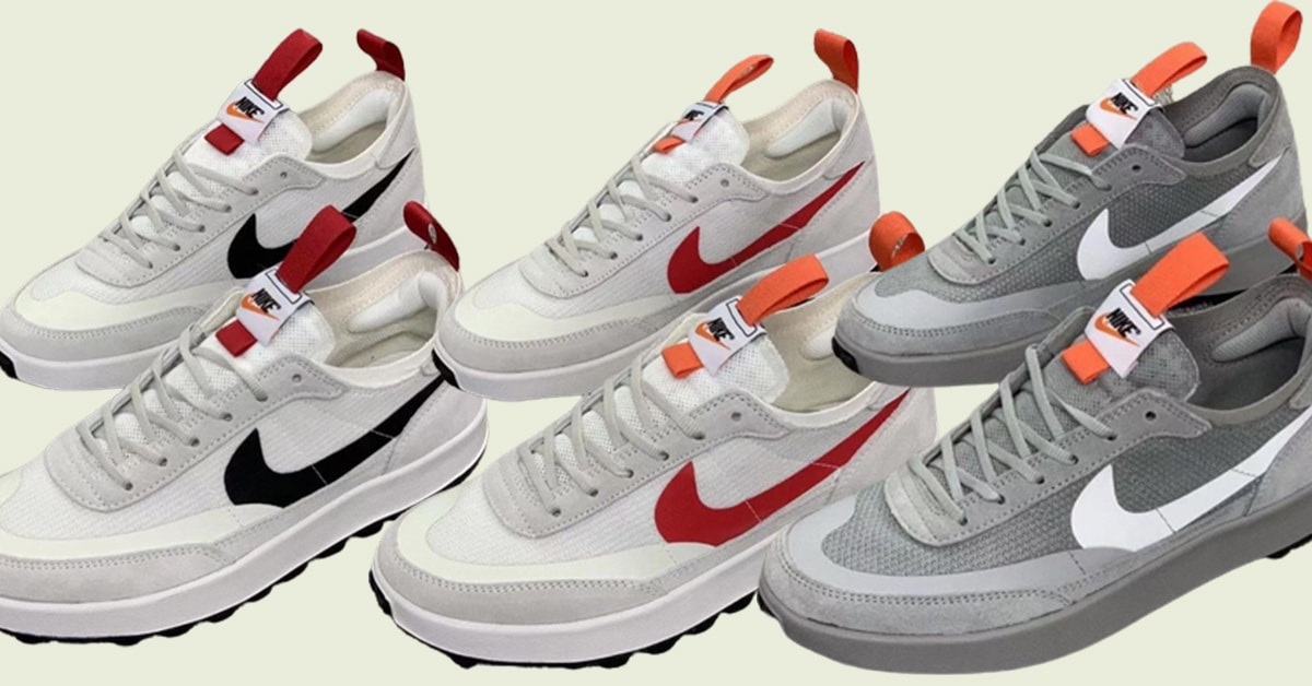 Drei weitere Farbvarianten des Tom Sachs x NikeCraft General Purpose Shoe wurden entdeckt