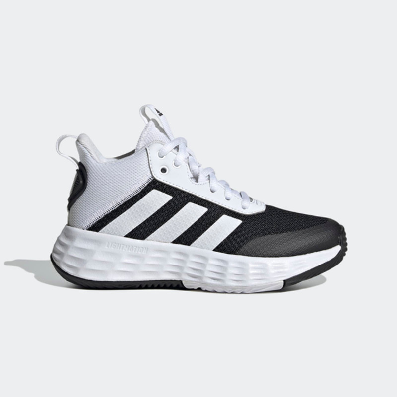 Kids adidas Ownthegame 2.0 PS White Black Basketball | GW1552