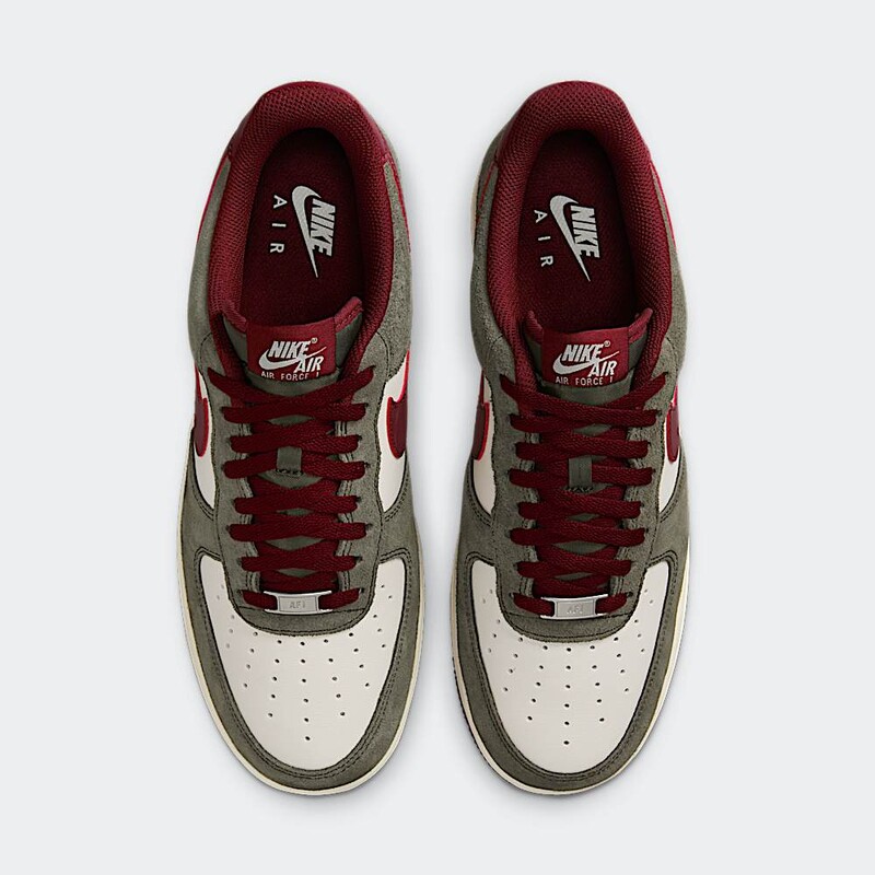 Nike Air Force 1 Low "Cargo Khaki/Dark Team Red" | FQ8714-302