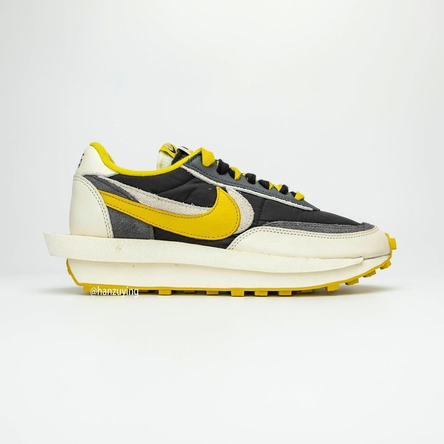 Check Out the First Images of the UNDERCOVER x sacai x Nike LDWaffle "Bright Citron" Here