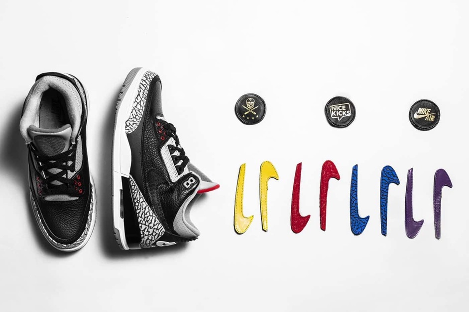 "All Star Air Jordan 3" mit Velcro Swooshes