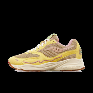 Saucony 3D Grid Hurricane 'Light Yellow' - Mushroom Pack | S70747-1