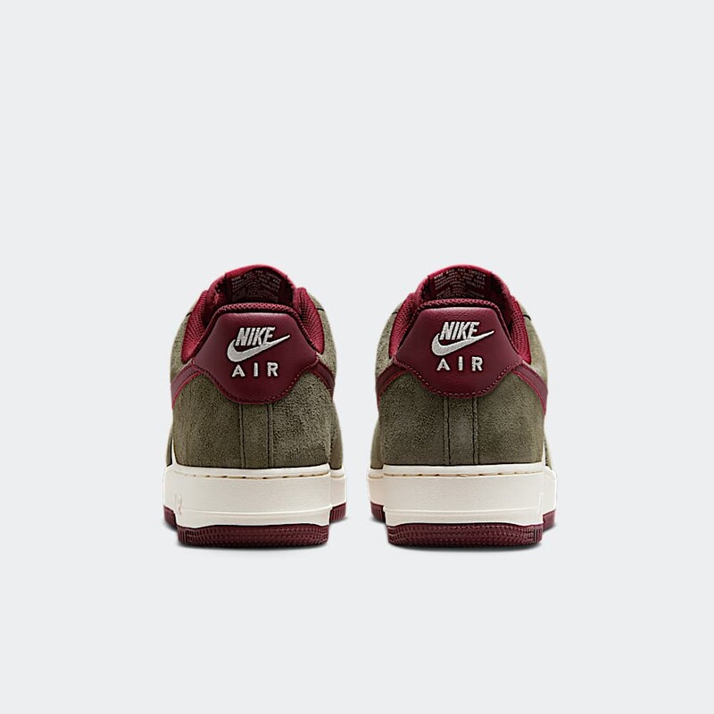 Nike Air Force 1 Low "Cargo Khaki/Dark Team Red" | FQ8714-302