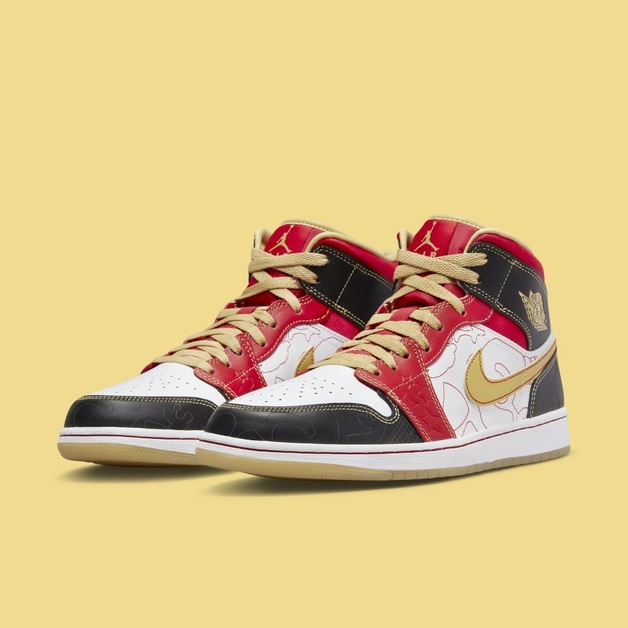 Offizielle Bilder des Air Jordan 1 Mid „Xing Qi“