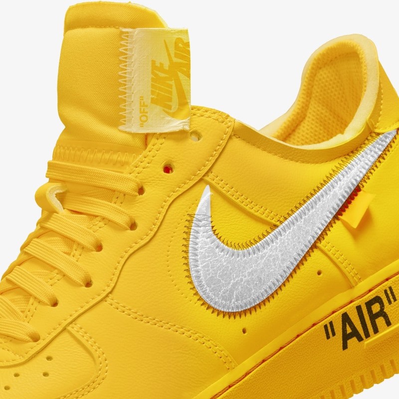 Off-White Nike Air Force 1 University Gold/Lemonade DD1876-700