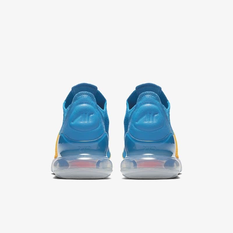Nike Air Max 270 Flyknit Yellow Blue | AO1023-800