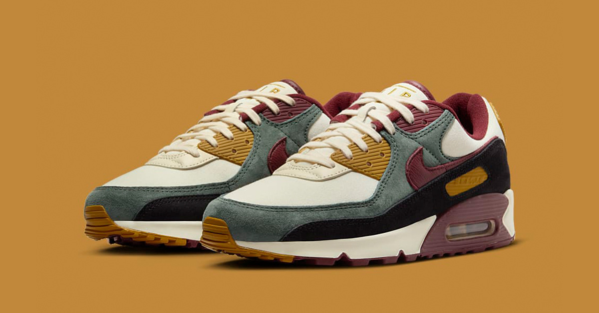 New Nike Air Max 90 ‘Coconut Milk/Vintage Green’ brings the perfect autumn colours for the season