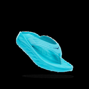 HOKA  Ora Recovery Flip 2 Sandal in Scuba Blue/Bellwether Blue, Size 11.5 | 1099675-SBBB-12