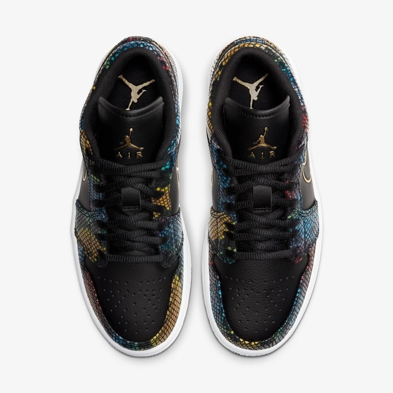 Air Jordan 1 Low Premium Multicolor Snakeskin | CW5580-001