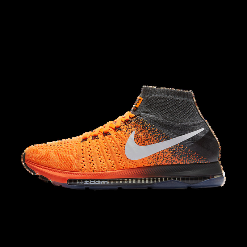 Nike zoom all out best sale flyknit orange