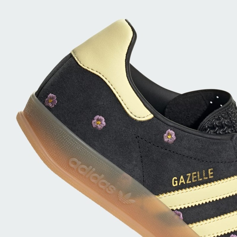 adidas Gazelle Indoor Floral "Black/Yellow" | IF4490