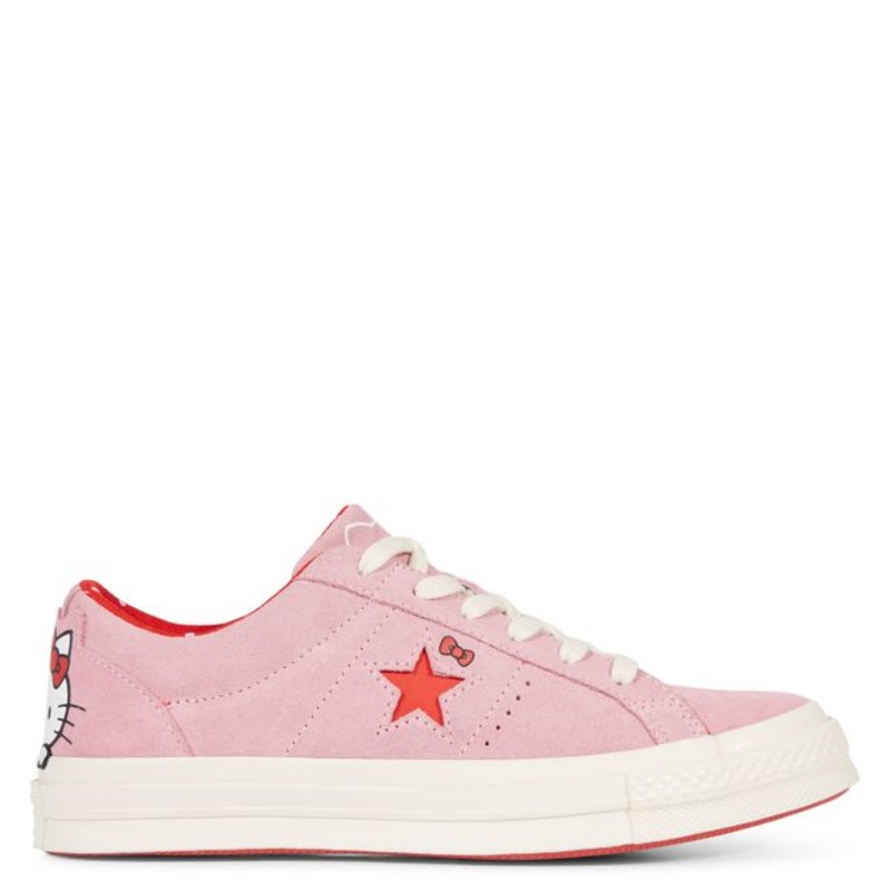 Converse x hello hot sale kitty one star