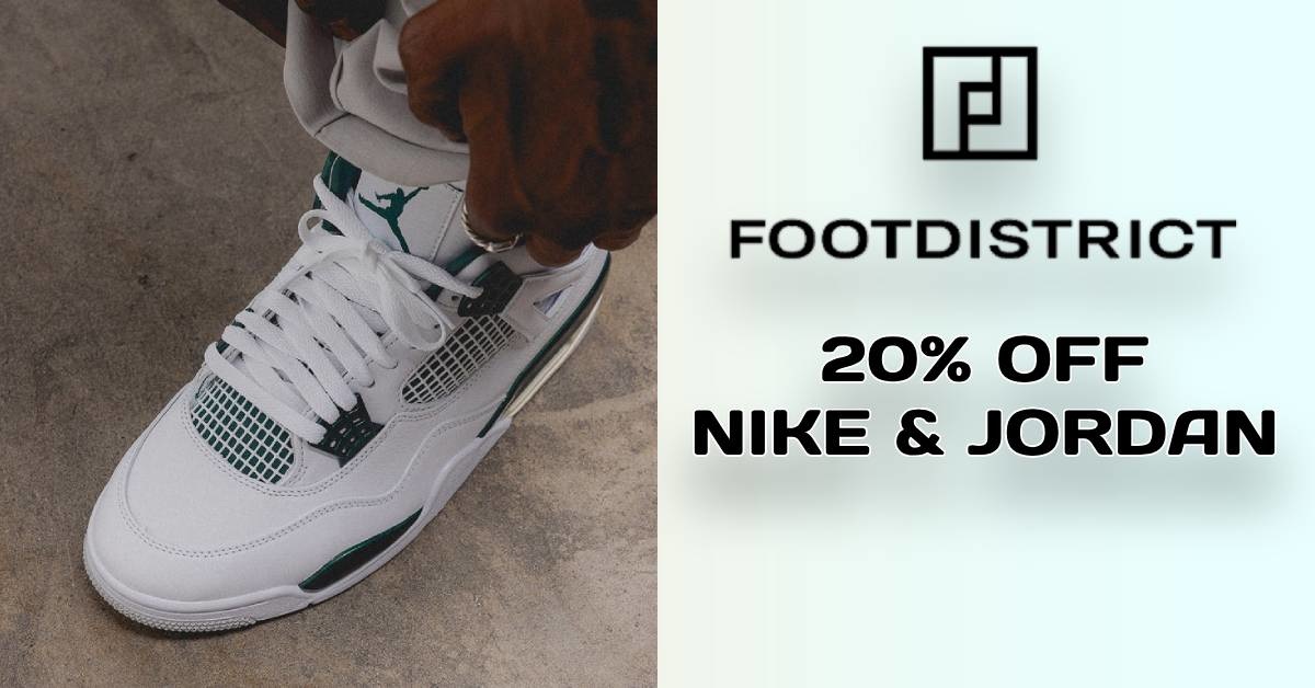 Footdistrict Sale: 20% Discount on Nike & Jordan