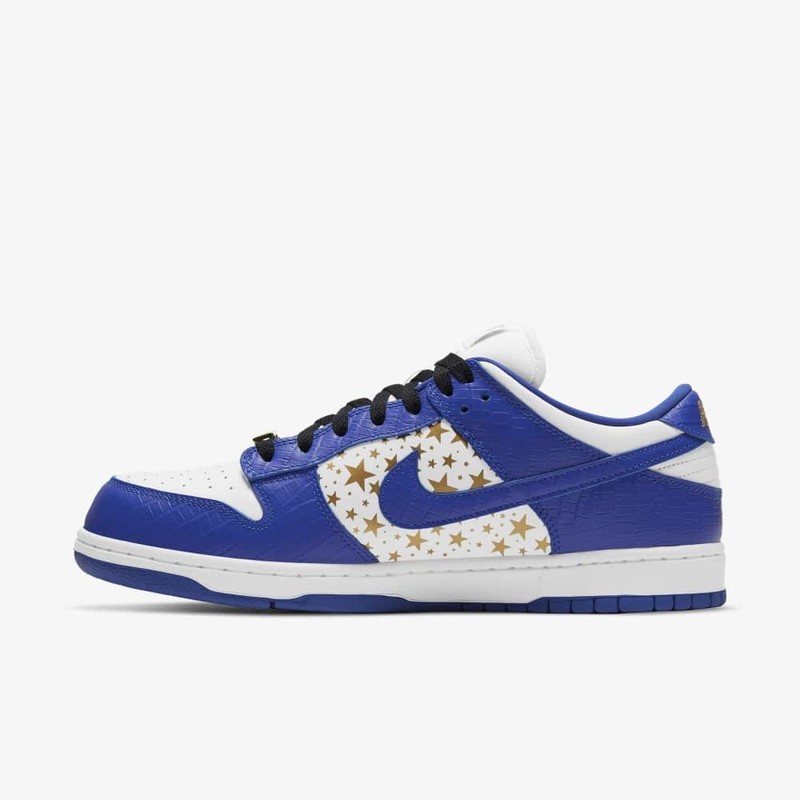 Supreme x Nike SB Dunk Low Hyper Royal | DH3228-100