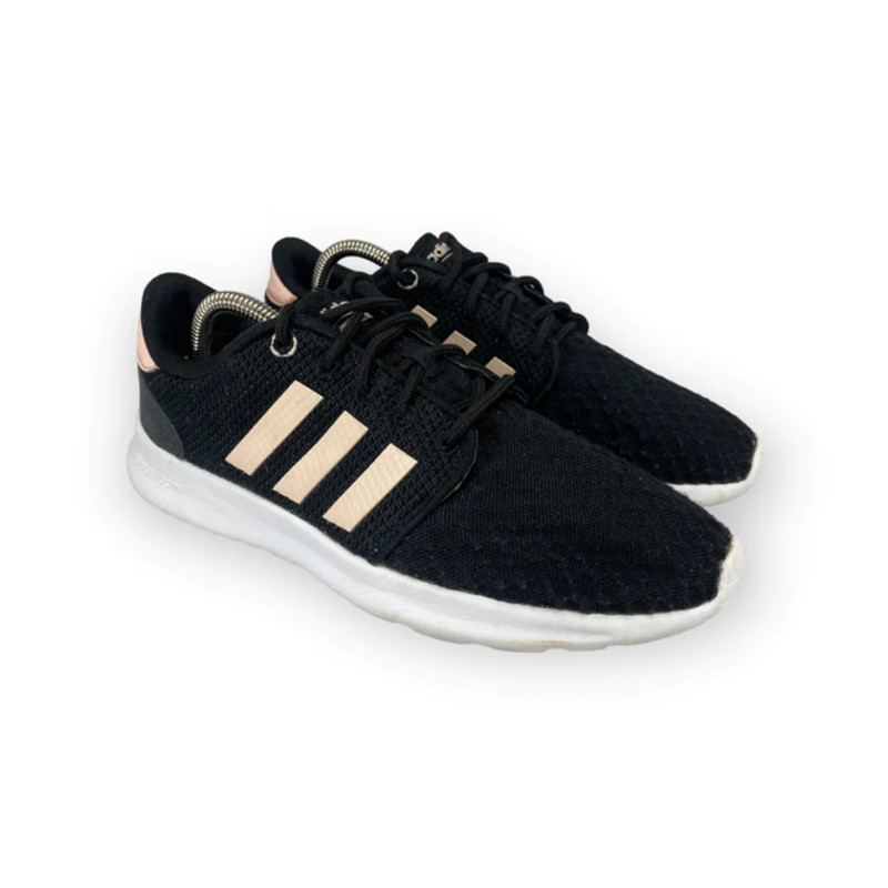 Adidas qt racer clearance women's sneakers black copper