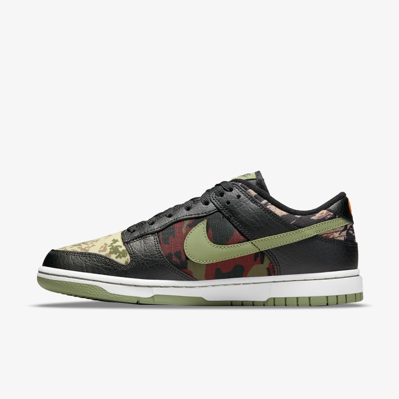 Nike Dunk Low SE Oil Green Camo | DH0957-001