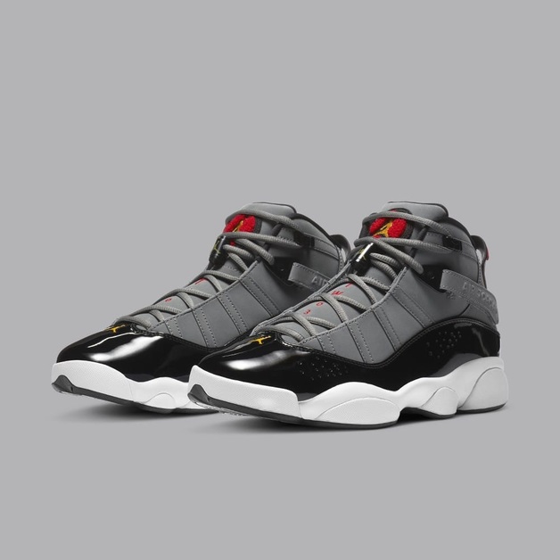 Gray jordan hot sale 6 rings