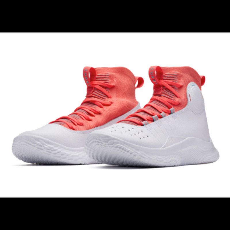 Under Armour Curry 4 Flotro White Red, 3024861-100