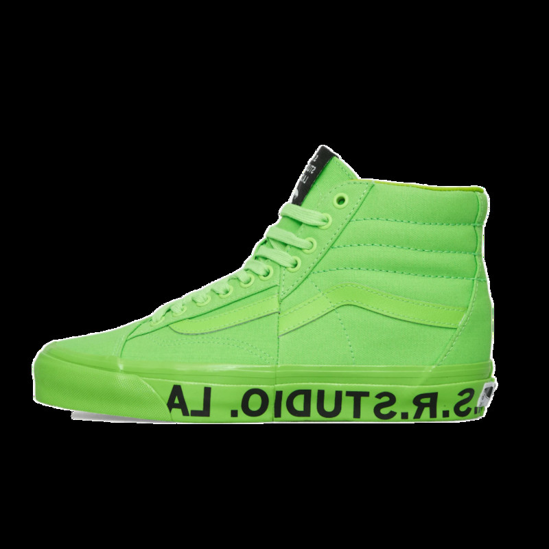 Vans authentic hotsell hi neon yellow