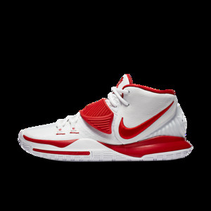 Nike Kyrie 6 White University Red | CZ4938-100