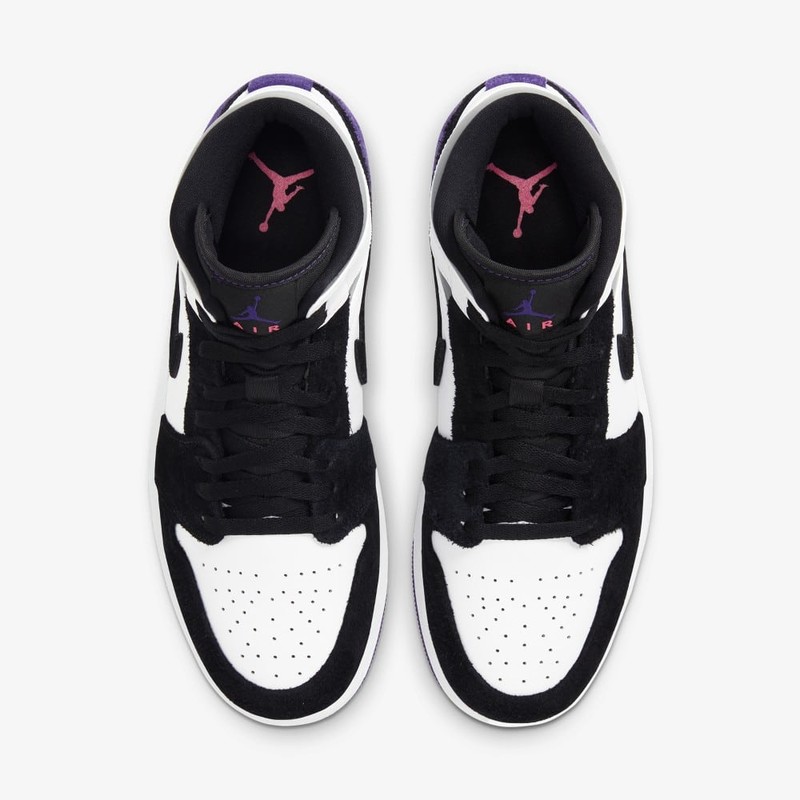 Air Jordan 1 Mid Purple Heel | 852542-105