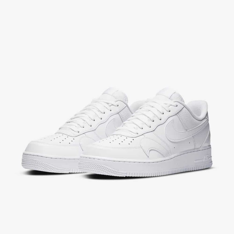 Nike Air Force 1 Misplaced Swoosh Triple White | CK7214-100