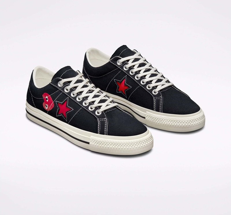 Comme Des Garcons PLAY x Converse One Star Black | A01791C