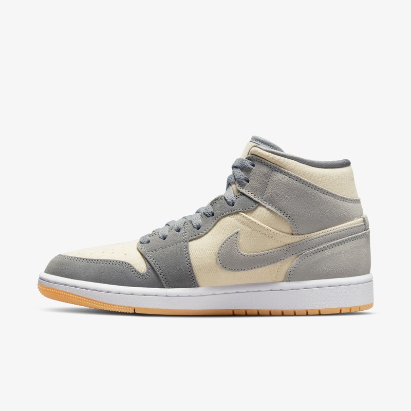 Air Jordan 1 Mid Cream Canvas | DN4281-100