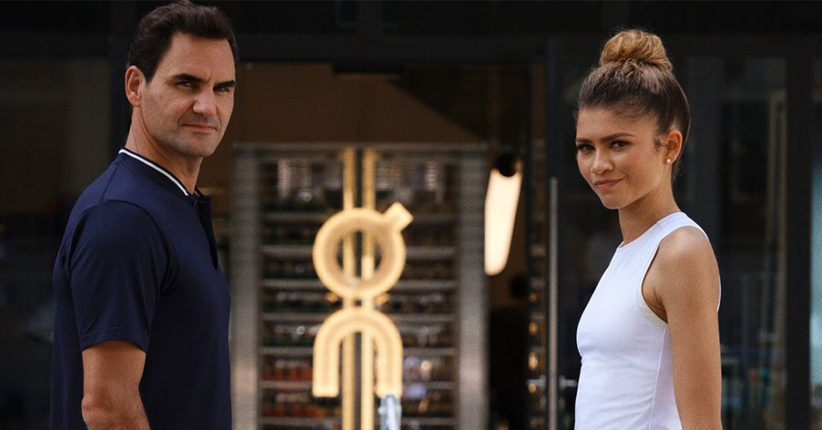 Zendaya and Roger Federer in new on-campaign