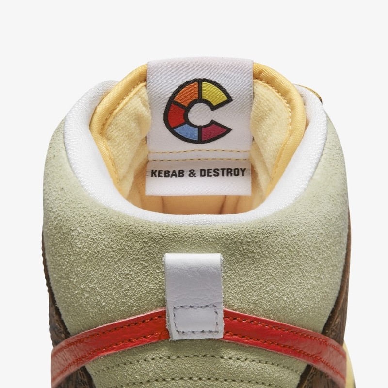 Color Skates x Nike SB Dunk High Kebab And Destroy | CZ2205-700
