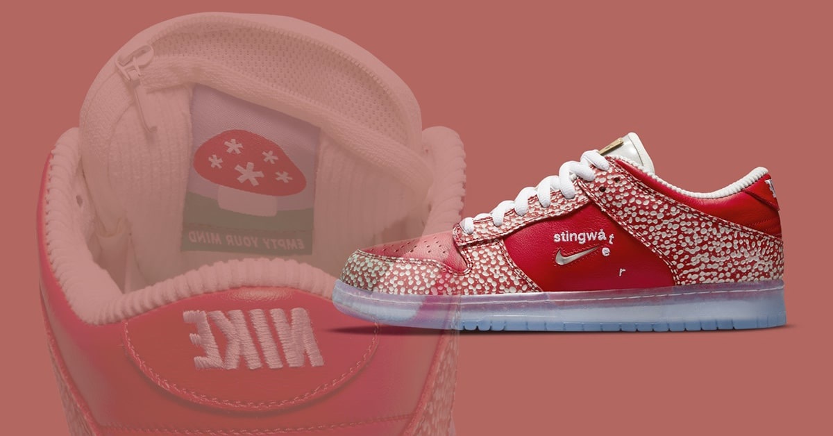 Why the Stingwater x Nike SB Dunk Low Resembles a Fly Agaric