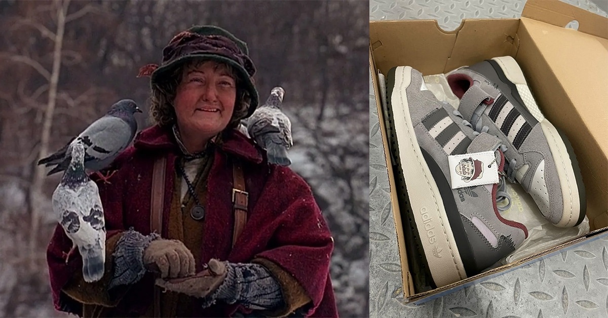 The Pigeon Woman from Kevin - Alone in New York Inspires the adidas Forum Low