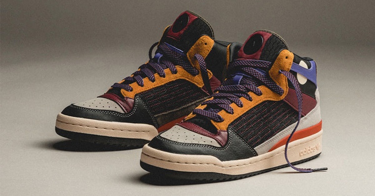 Patchwork-Like Textiles Cover the Latest adidas Forum Mid